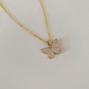 Şık Kelebek Kolye